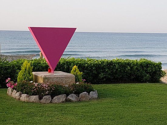 Pink Triangle Monument Against Homophobia
